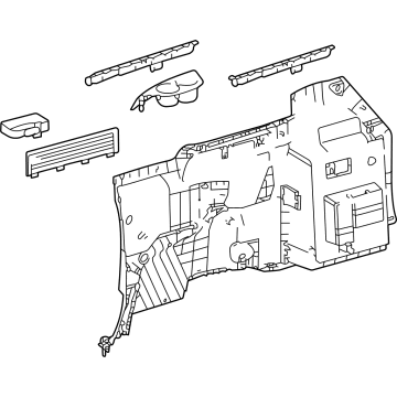 Toyota 62520-08430-C0 Panel Assembly, Quarter