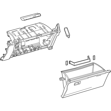 2018 Toyota Mirai Glove Box - 55550-62020-A0