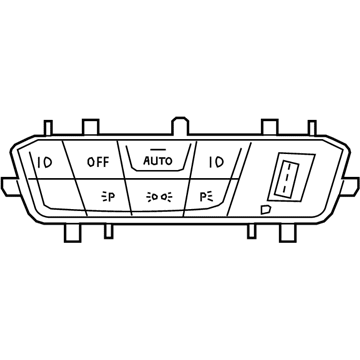 Toyota Headlight Switch - 84110-WAA01