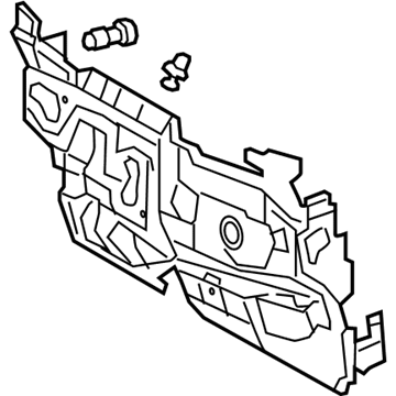 Toyota 55210-47120 INSULATOR Assembly, Dash