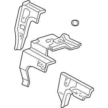 Toyota 64305-47030 Reinforce Sub-Assy, Package Tray Bracket, LH