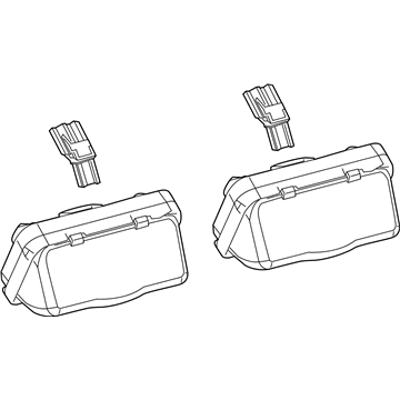 Toyota 81204-47010 Lamp Sub-Assembly, Licence