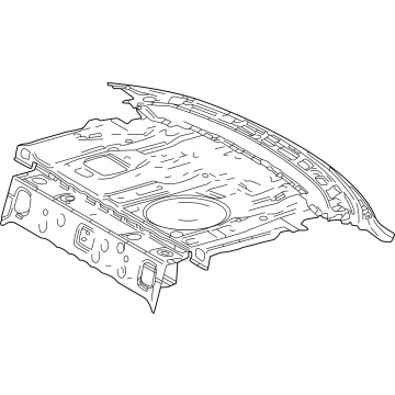 Toyota 64101-30B30 PANEL SUB-ASSY, UPR