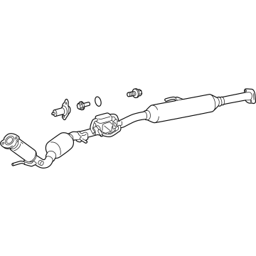 2024 Toyota Grand Highlander Exhaust Pipe - 17410-F0510