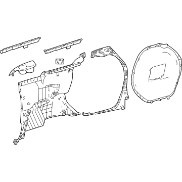 Toyota 62520-08490-B0 PANEL ASSY, QUARTER