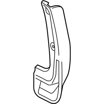 Toyota 76621-0E010 MUDGUARD, Front Fender