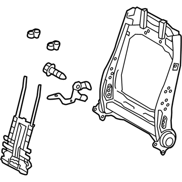 Toyota 71103-06010 Frame Sub-Assembly, Front Seat