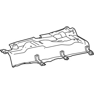 Toyota 58043-0E120 INSULATOR SUB-ASSY