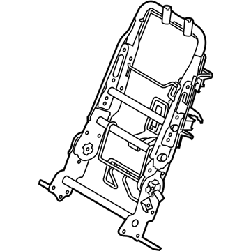 Toyota 71018-0E120 Frame Sub-Assembly, Rear Seat