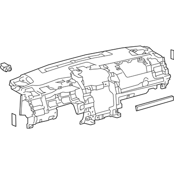 Toyota 55301-06270-C0 Panel Sub-Assembly, Inst