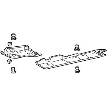 Toyota 58167-06020 Cover, Front Floor, Center