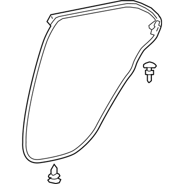 Toyota GR Corolla Door Seal - 67872-12590