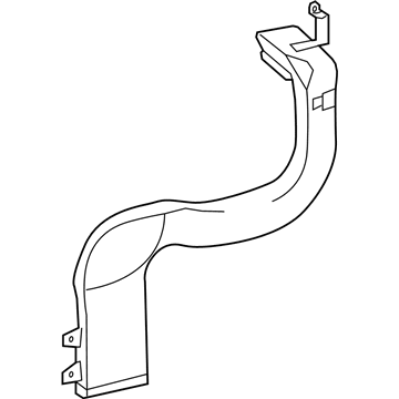 Toyota 87220-08010 Duct Assembly, Air