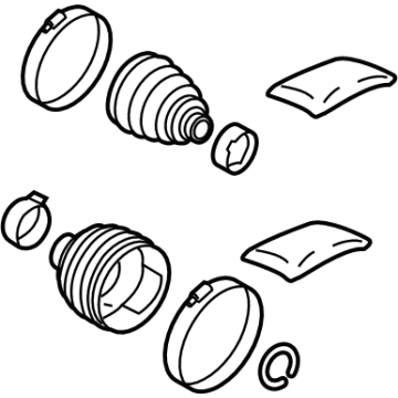 2023 Toyota Venza CV Boot - 04437-48170