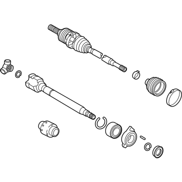 2023 Toyota Venza Axle Shaft - 43410-48160