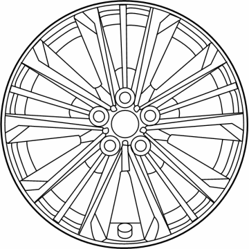 Toyota 4260D-0E041 WHEEL SUB-ASSY, CLAD