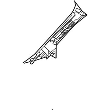 Toyota 62211-08110-B1 GARNISH, Fr Pillar