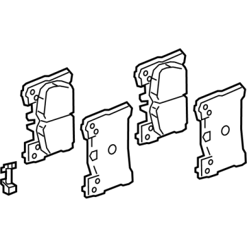 Toyota Mirai Brake Pad Set - 04466-50200