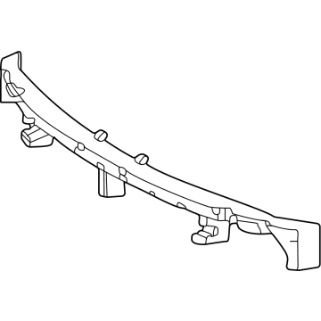 Toyota 52611-08100 ABSORBER, Fr Bumper