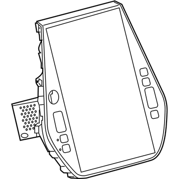 Toyota 86804-47580 Cover Sub-Assembly, NAVI