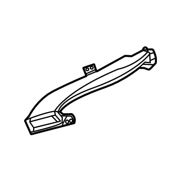 Toyota 55971-08040 Duct, Side DEFROSTER