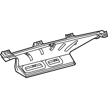 Toyota 55950-0E080 Nozzle Assembly, DEFROST