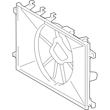 2024 Toyota Corolla Fan Shroud - 16711-F2140