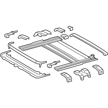 Toyota 63203-07020 Housing Sub-Assembly, Sl