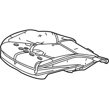 Toyota 71512-0E240 Pad, Fr Seat Cushion