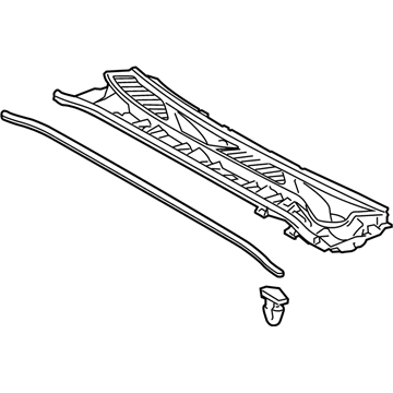 Toyota 55708-35100 LOUVER Sub-Assembly, Cow