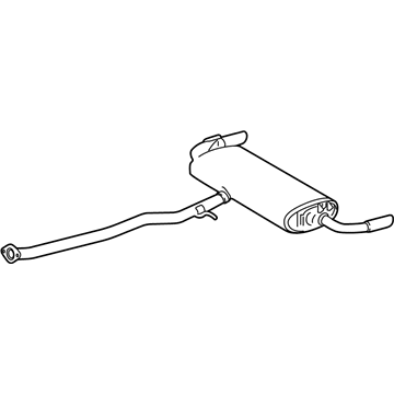 2023 Toyota RAV4 Muffler - 17430-F0151