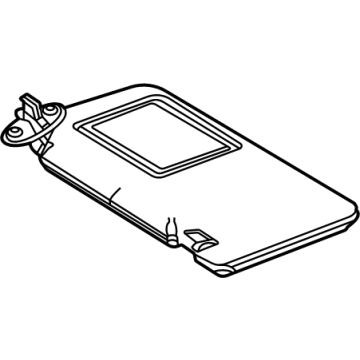 Toyota 74320-0E250-B1 VISOR ASSY, LH