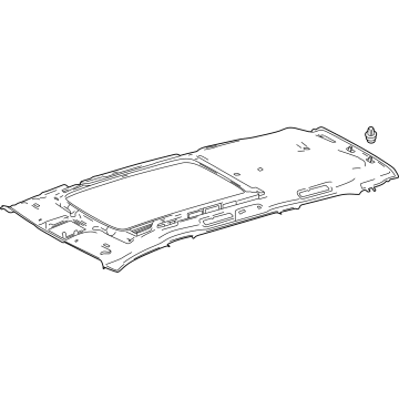 Toyota 63310-0E750-B0 HEADLINING ASSY, ROO