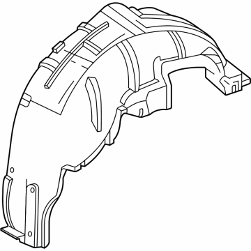 Toyota 65638-30210 LINER, RR WHEEL HOUS