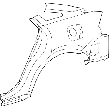 Toyota 61602-30A20 PANEL SUB-ASSY, QUAR