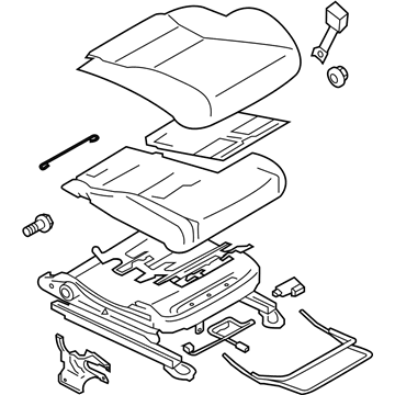 2020 Toyota 86 Seat Cushion - SU003-07736