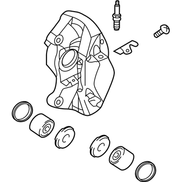 2018 Toyota 86 Brake Caliper - SU003-07202