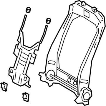 Toyota 71013-0A070 FRAME SUB-ASSY, FR S