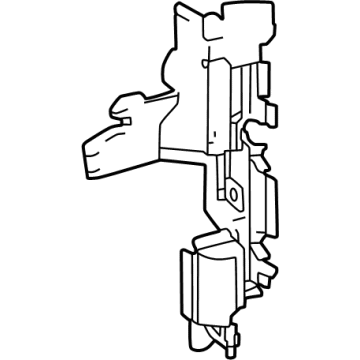 Toyota 16595-25300 GUIDE, RADIATOR AIR