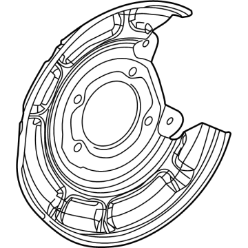 2023 Toyota Tundra Backing Plate - 47804-60012