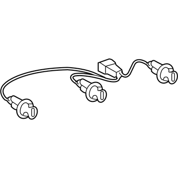 Toyota 81576-0C050 Socket & Wire, Center Stop Lamp