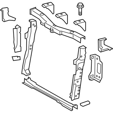 Toyota 53201-12905 Support Sub-Assy, Radiator