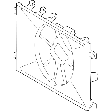 Toyota GR Corolla Fan Shroud - 16711-18020