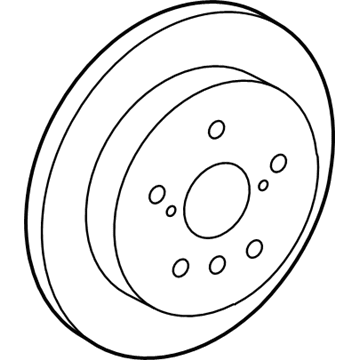 Toyota 42431-06220 Rear Disc