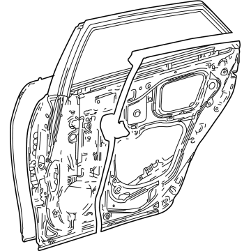 Toyota 67004-62020 Panel Sub-Assembly, Rear D