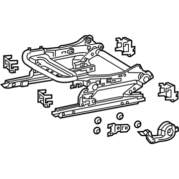 Toyota 72020-47361 ADJUSTER Assembly, Fr Se