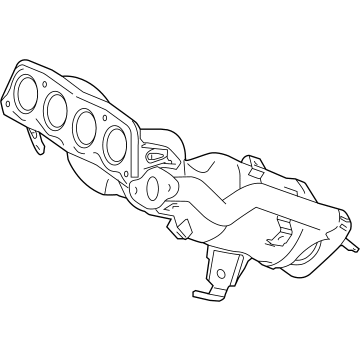 Toyota 17141-25650 MANIFOLD, EXHAUST