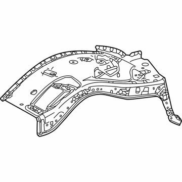 Toyota 53704-0C030 APRON SUB-ASSY, FR F