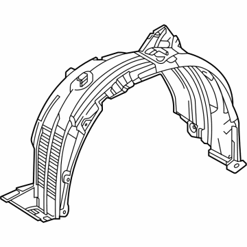 Toyota 53806-0E250 SHIELD SUB-ASSY, FEN