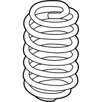 Toyota 48231-47570 SPRING, COIL, RR